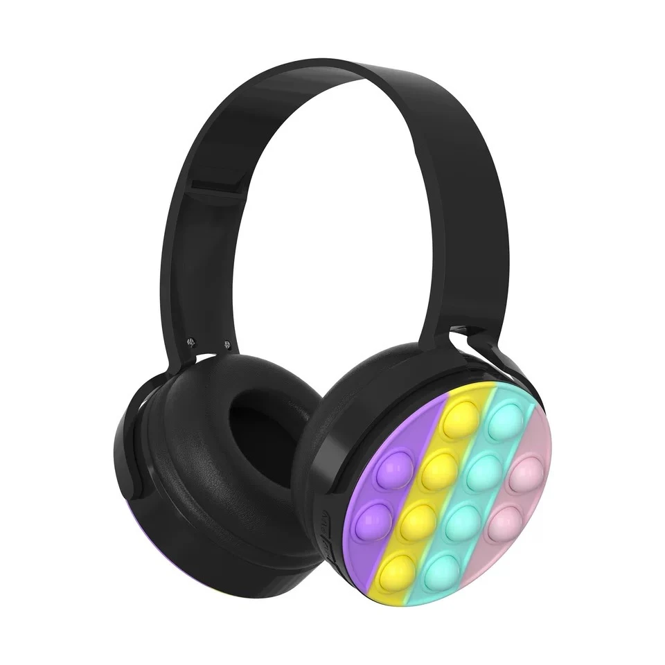 2022 Newest Cute Carton Professional Kid’s Bluetooth Headphone Children Wireless Headset Lady Fashion Bluetooth Earphone for Mobile Phone with Hands Mic