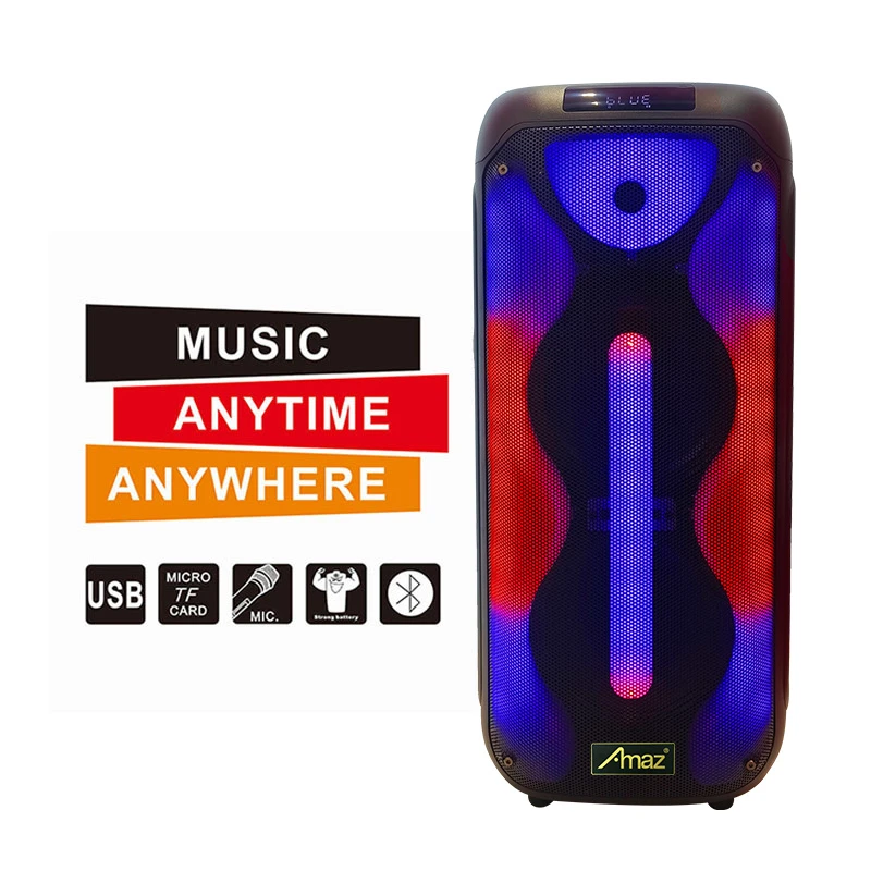 2023 Factory Direct Sales Double 8 Inch Karaoke Box Party Speaker