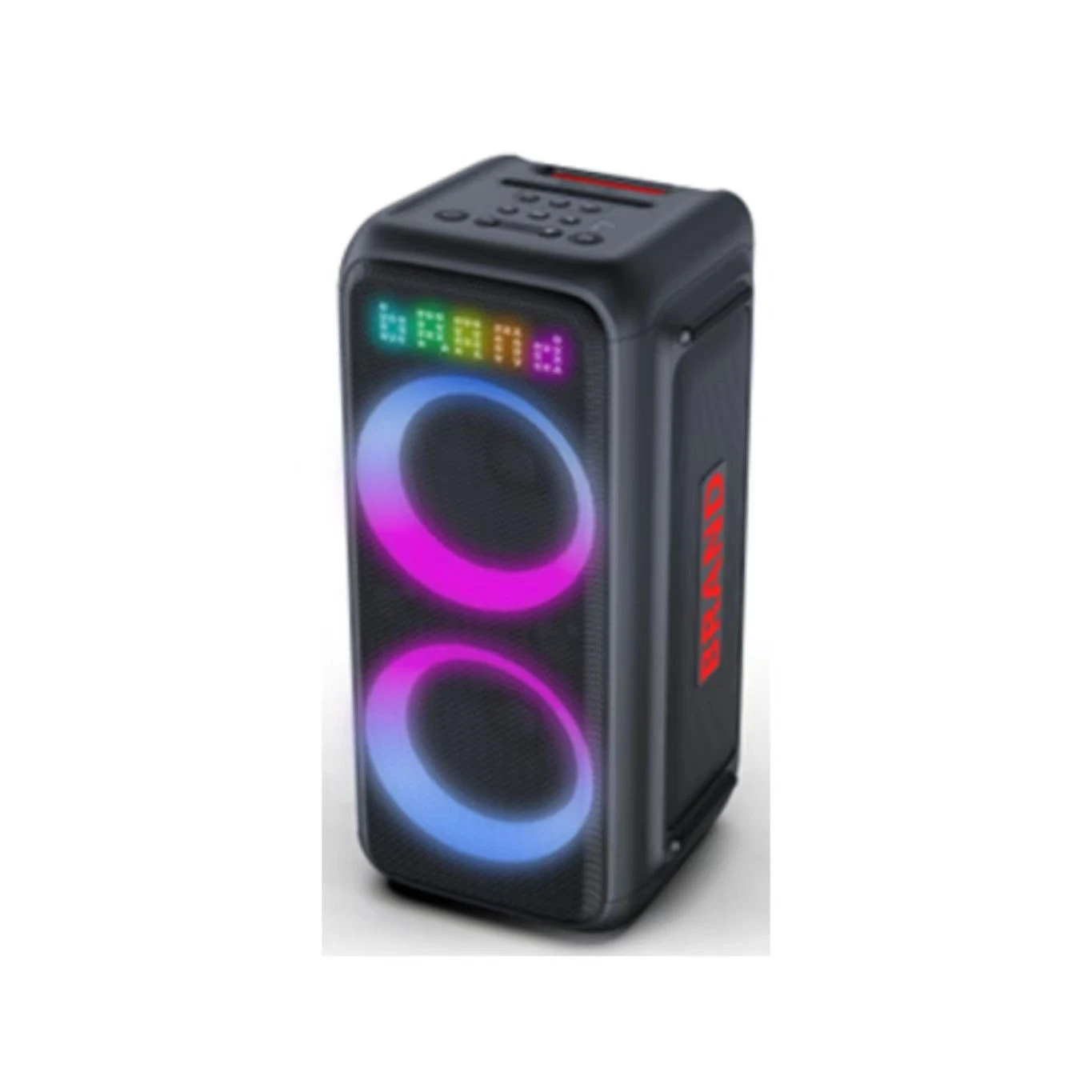 2023 Temeisheng Waterproof Portable 120W Box Dual 8 Inch Woofer Party Wireless Bluetooth Portable Speaker