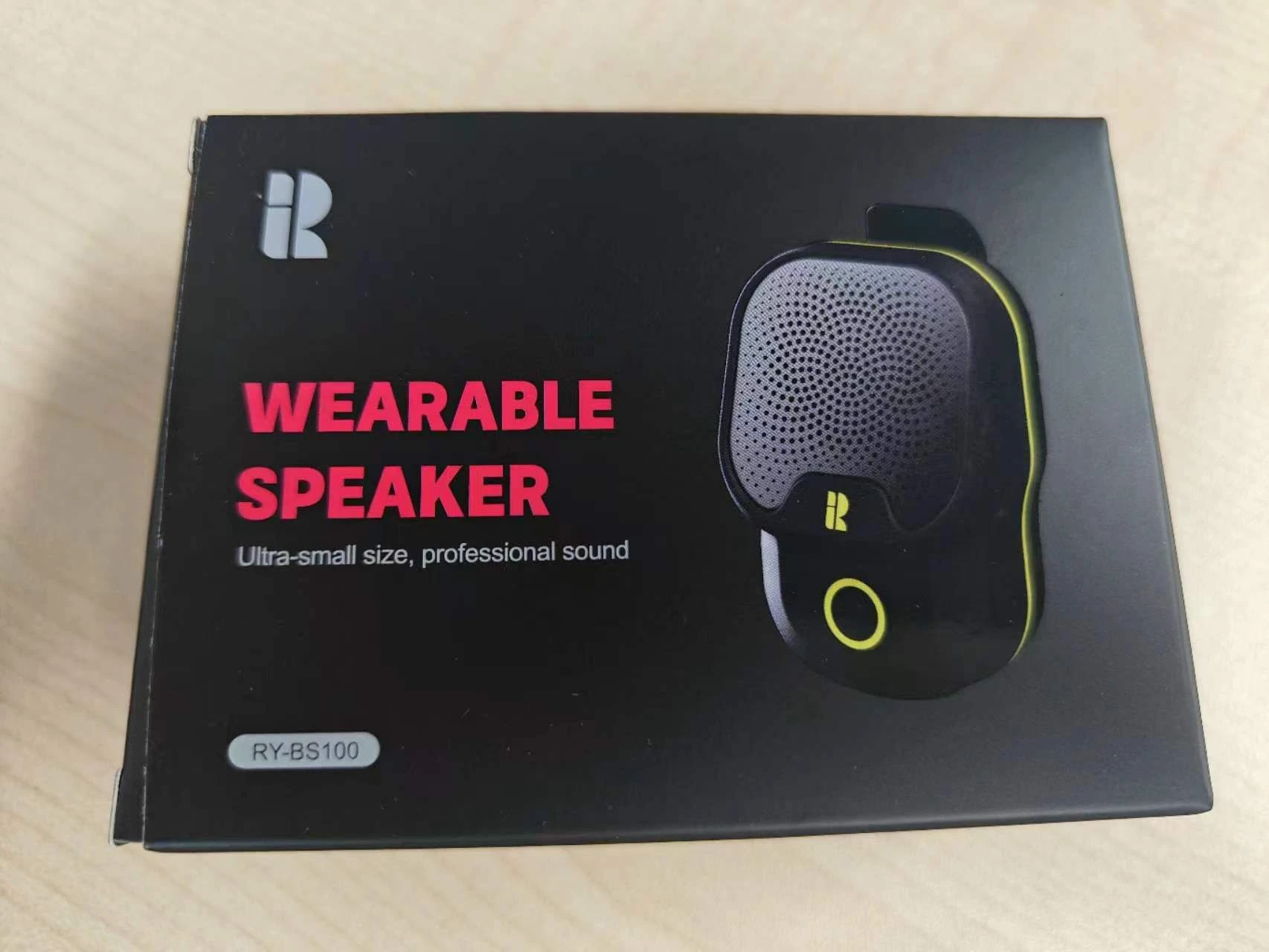 2024 New Arrival Light Weight Wearable Portable Speaker Wireless Bluetooth Speaker for Sports Fish Hiking Riding Camping Outdoor Indoor
