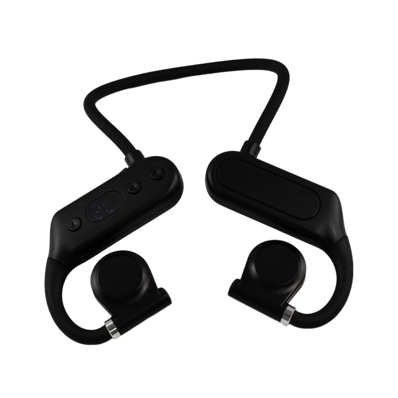 2024 New Fs-22 Bone Conduction Headphones Wireless Neckband Earphones Sport Headset TF Card Open Ear Game Earbuds Custom Logo