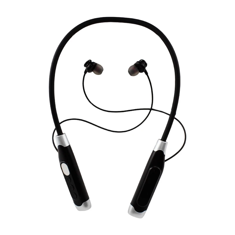2024 New Tws Hm-070 New Neckband Earphone in-Ear Sport Magnetic Wireless Earbuds Wireless Neckband Headphones Custom Logo