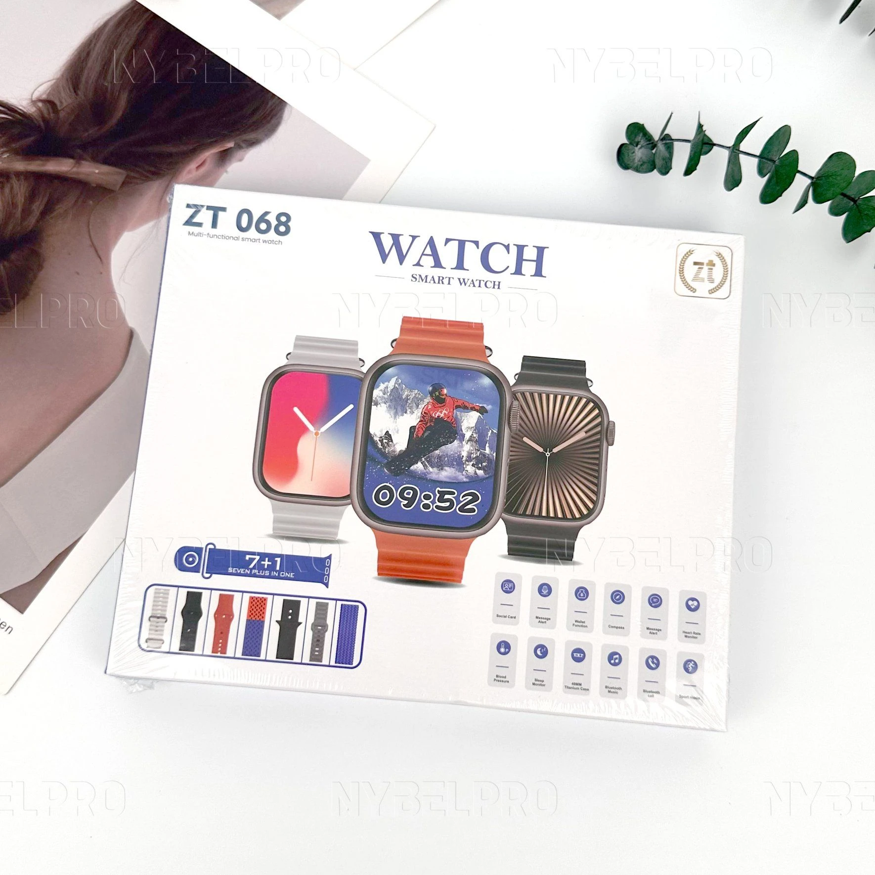2025 Christmas Gift Discount Price Smart Watch Beautifully Packaged Multi-Function Internet Access Payment and Call Functions Suitable for Daily Life