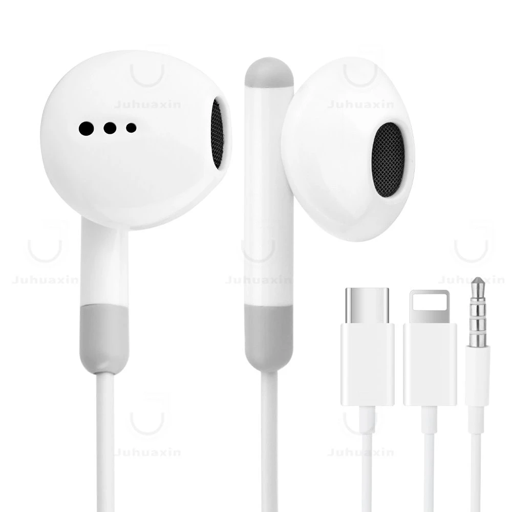 2025 Factory Price Wholesaler Wired in-Ear Headphones Ju-Ej15 3.5mm Audio Cable TPE Material in-Ear Wired Earphones for Listening to Music