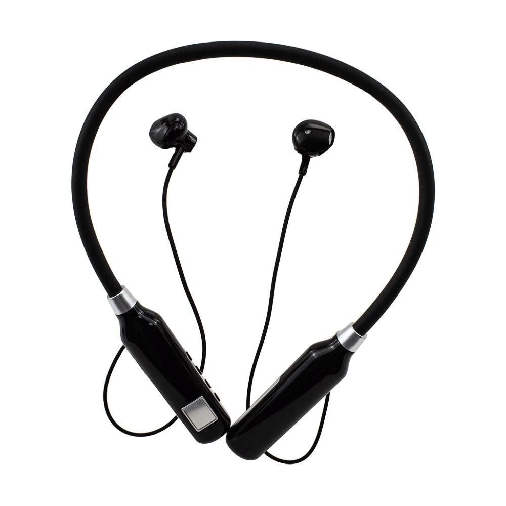 2025 New Lp-Bt100 LED Display Sport Tws Neck Wireless Earphones with Running Headset in Ear Earbuds