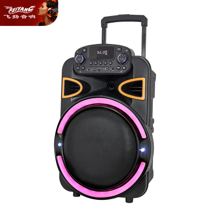 2025 New Model Super Bass F12-36 Trolley Bluetooth Portable Speaker
