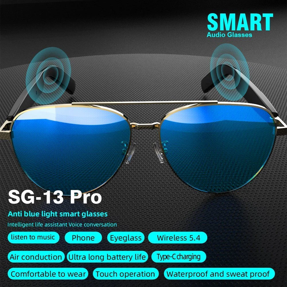 2025 Smart Bluetooth Glasses Earphones â HD Call Function, 1080P Camera, Open-Ear Audio for Daily Use