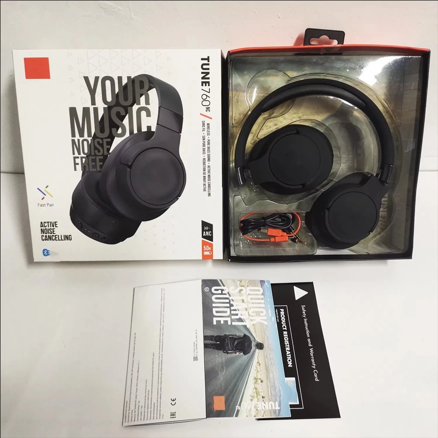 2025 Tune 760nc Wireless Canceling Headphones Sonido professional Over-Ear Headsets with Auriculares