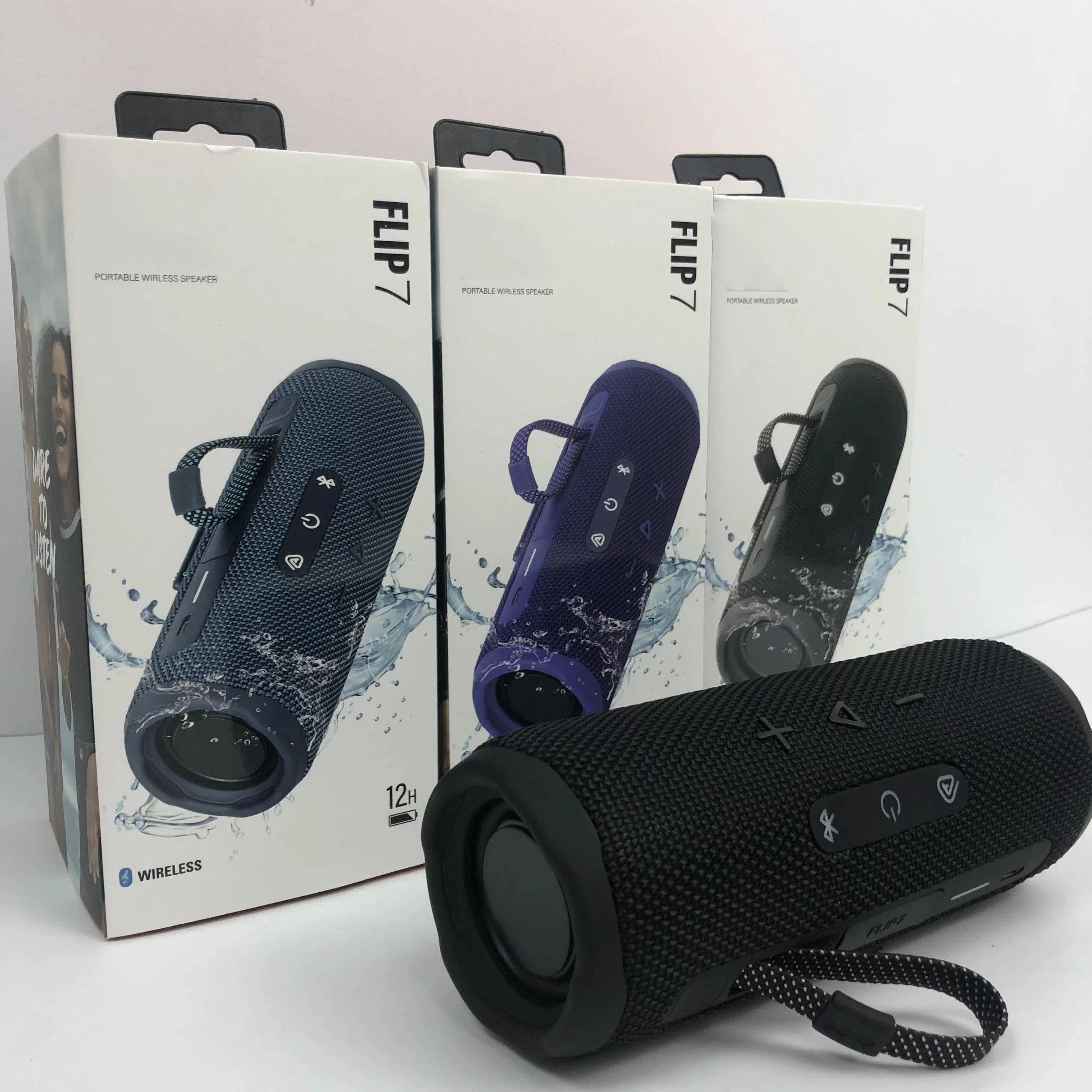 2026 Flip7 Wireless Speaker Kaleidoscope Seventh Generation Portable Wireless Mini Bluetooth Speaker