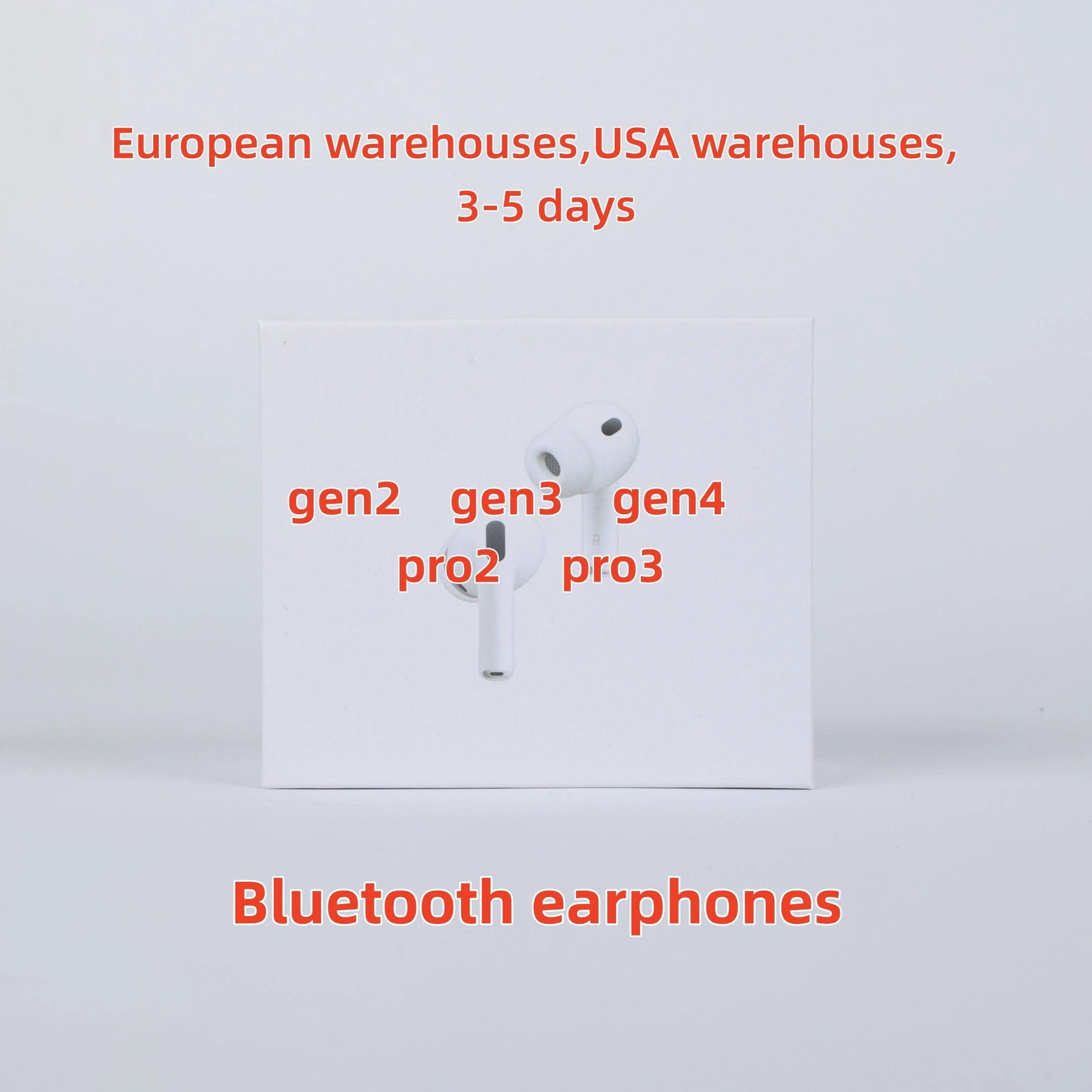 2026 High Quality Wireless Bluetooth Earphone PRO3 PRO2 Anc with Noise Canceling Transparency Case Cover Fo PRO 2 3 4 Max Case USB-C 3rd Generation