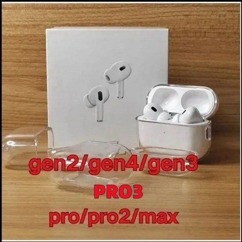 2026 High Quality Wireless Bluetooth Earphone PRO3 PRO2 with Noise Canceling Transparency Case Cover for PRO 2 3 4 Max Case USB-C 3rd Generation