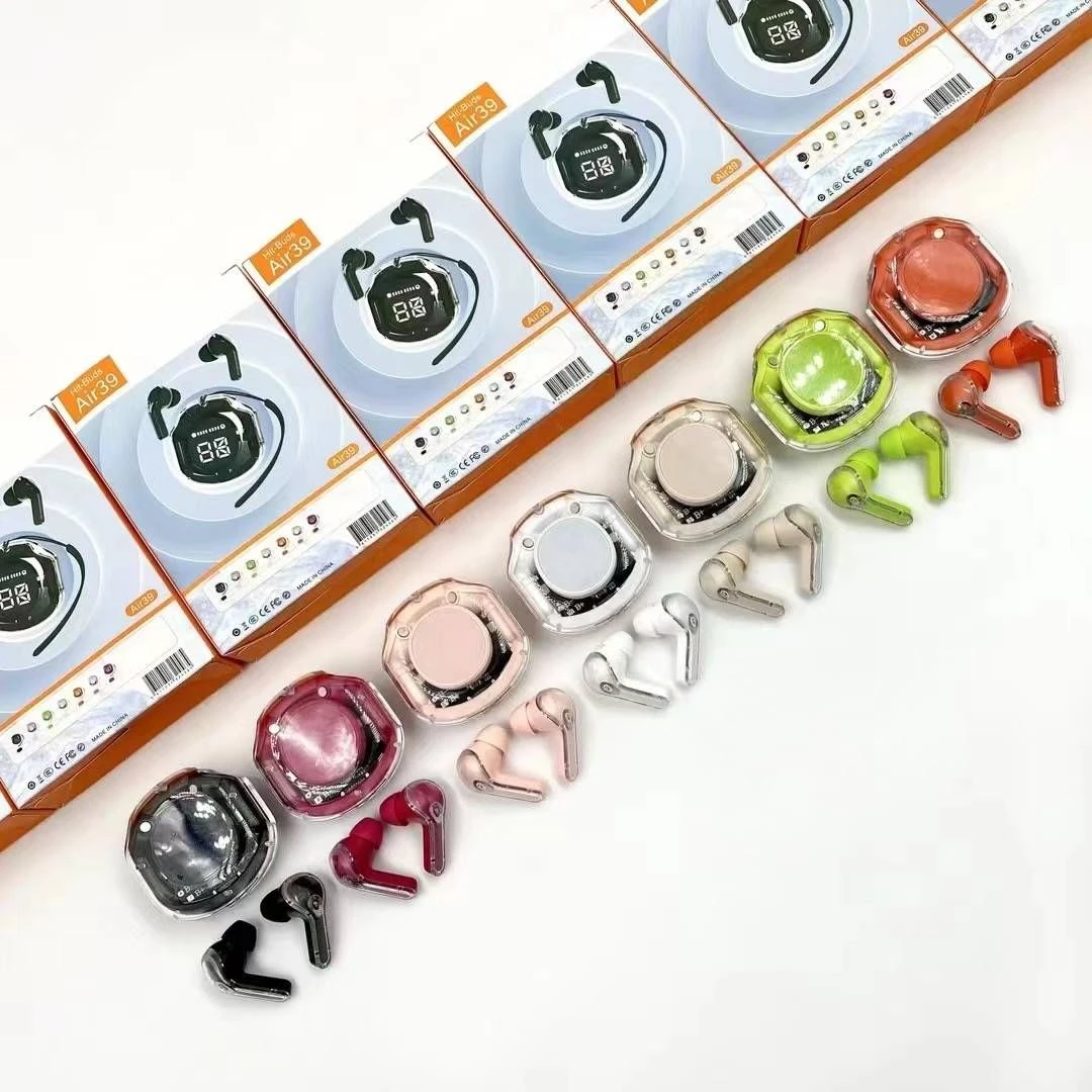 2026 Hot Selling Wireless Earbuds Bluetooth Earphone Air 39 Hot Selling Headset Wireless Headphone
