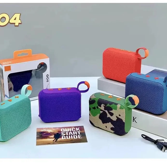 2026 Hot Selling Wireless Fabric Go4 Mini Speaker Bt Speaker Outdoor J-Bl Portable Stereo Speaker