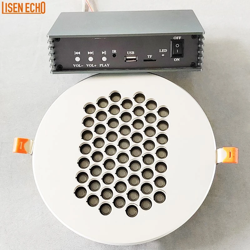 2026 Latest Museum and Gallery 25W Sound-Focusing Ceiling or Wall-Mounted Ultrasonic Directional Speaker with Infrared Sensor