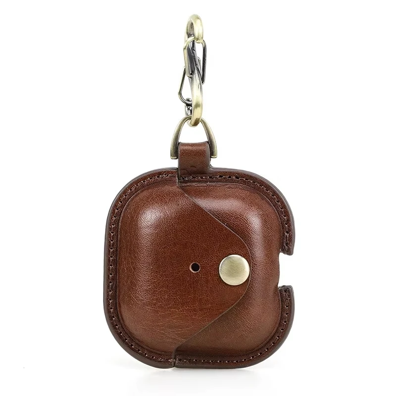 2026 New Luxury Design Headphone Case for Apple 4 Durable Custom Leather Earphone Protect Cover for Hiking Sports with Safety Anti-Lost