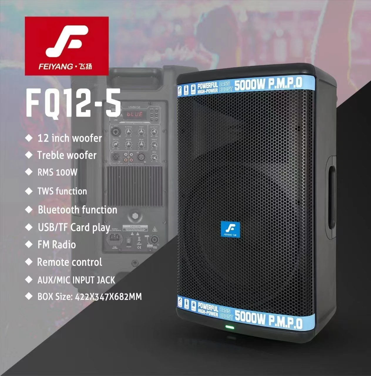 2026 OEM Speakers High Power DSP 12 Inch Stage Speakers