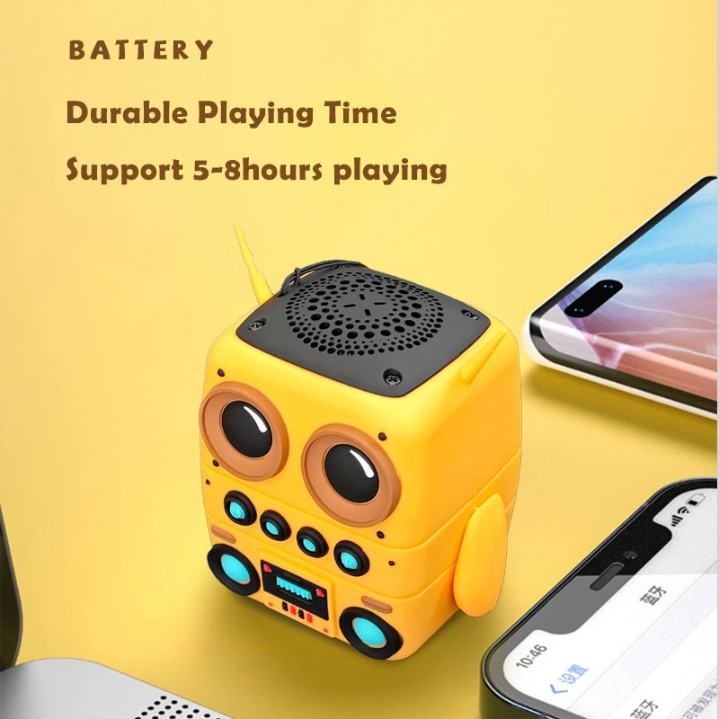 2026 Voice Prompt USB Rechargeable Suitable Souvenir Gift New Cartoon Owl Outdoor Waterproof Portable 5.0 Speaker