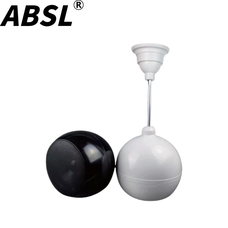 20W 5” PA Indoor Drop Ball Pendant Music Speaker for Coffee Shop