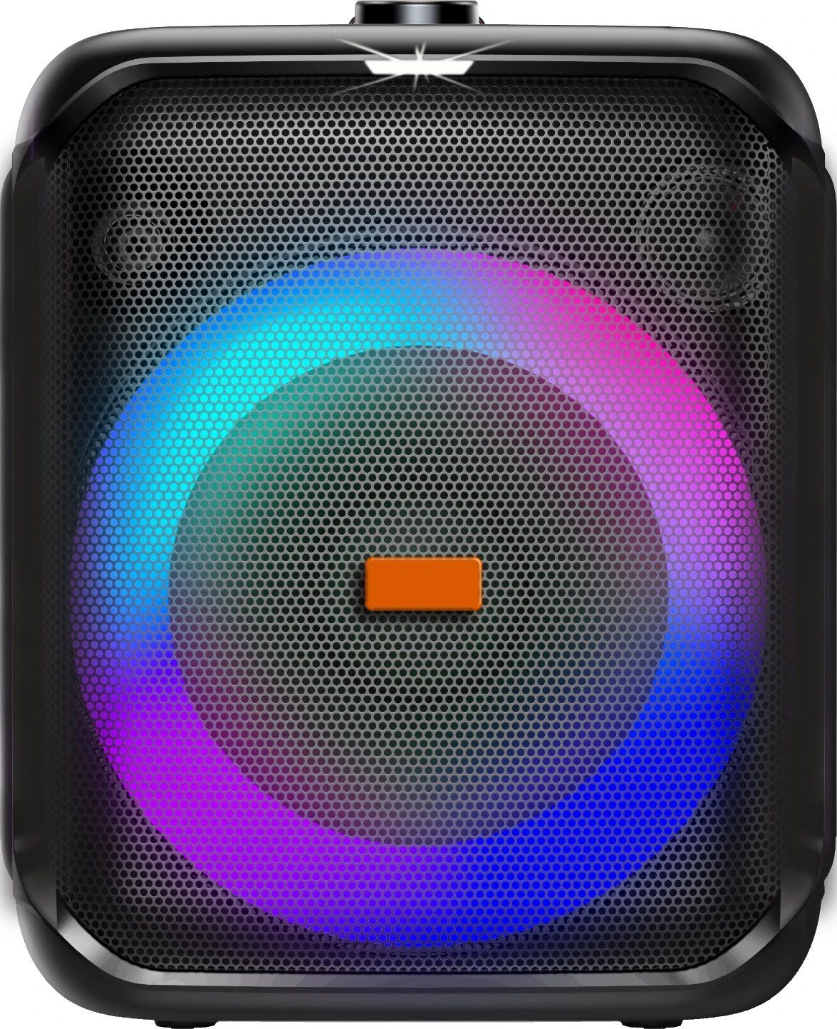 20W Portable Soundbox 8inch Wireless Bluetooth Party Speaker with RGB Light