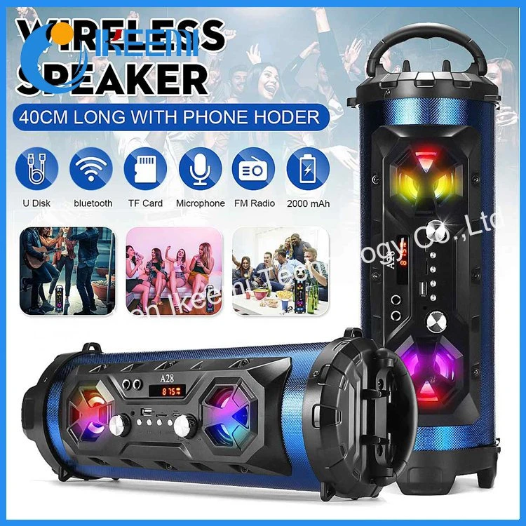 20W Stereo Bluetooth Speaker Portable Outdoor 3D Loud Speaker Wireless