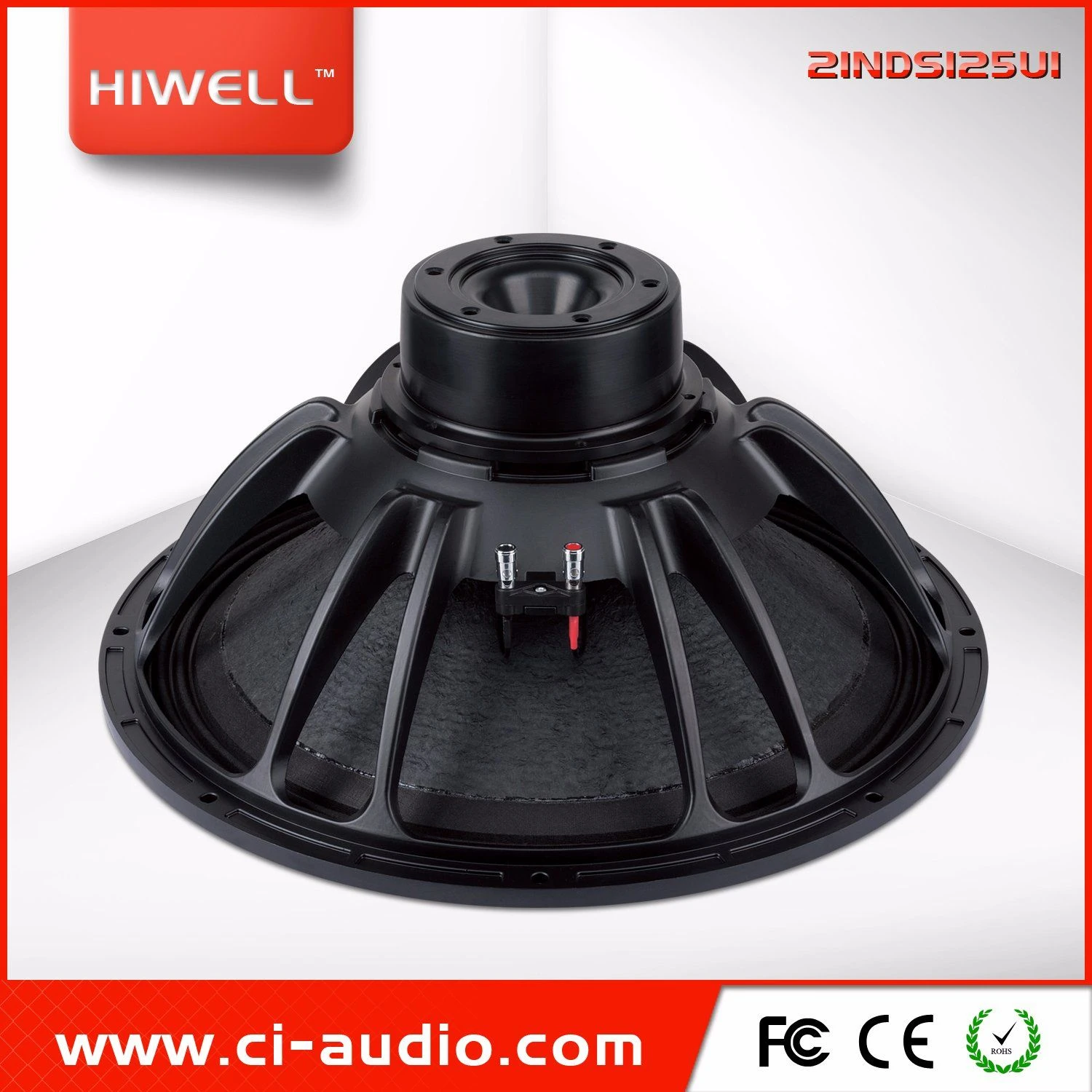 21”neodymium Subwoofer, High Power 1800W Professional Loudspeaker.