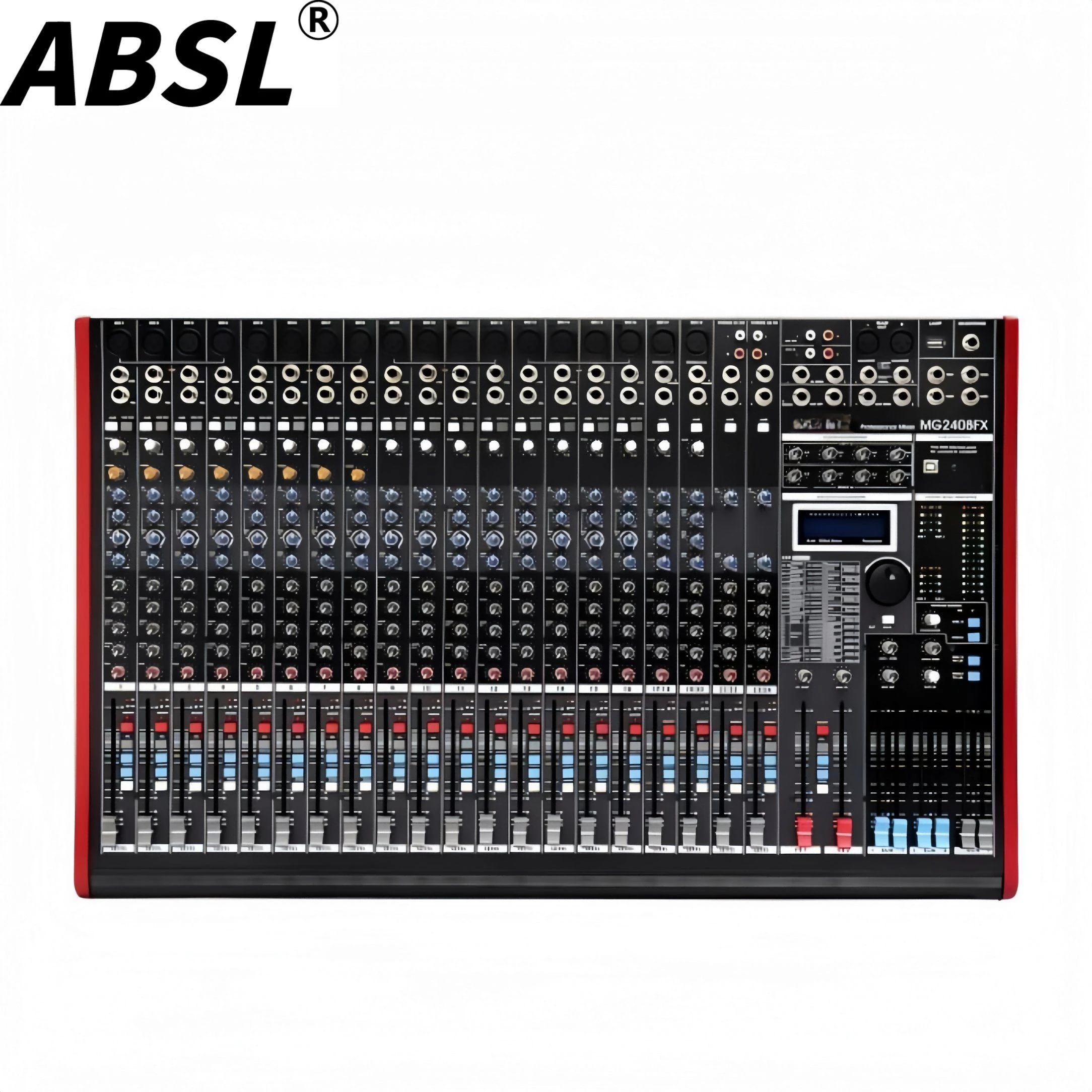 24-Channel Professional Stereo Audio Sound Mixer with 99 DSP for Shows