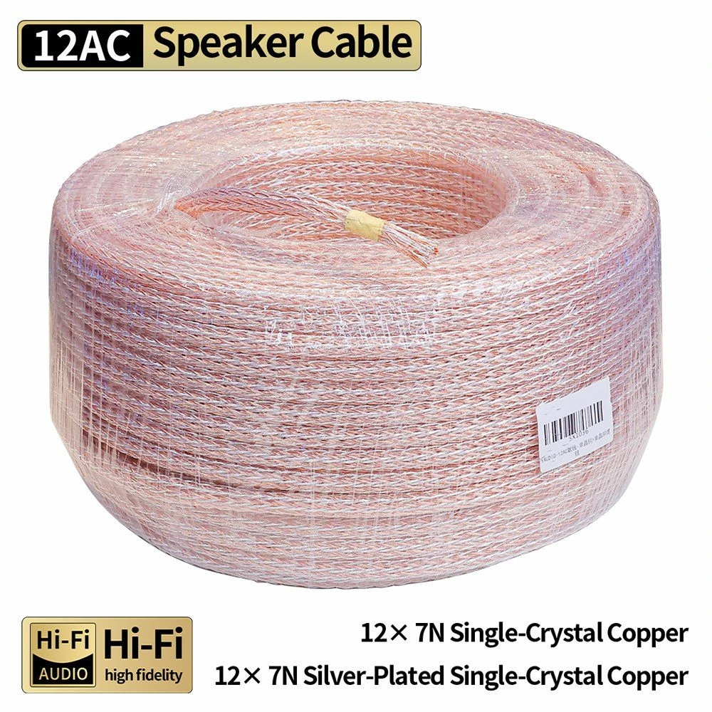 24cores speaker cable OCC silver plated banana plug cable audio cable speaker wire