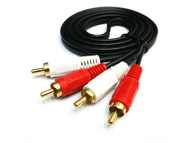 2RCA to 2RCA Stereo Speaker Audio Cable