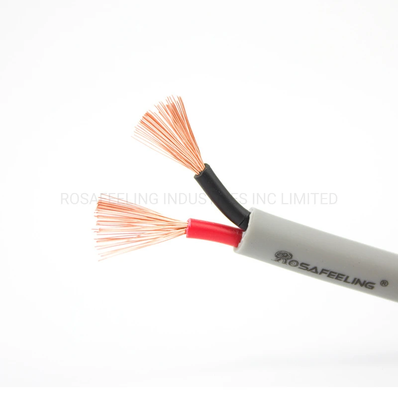 2X1.0mm2 OFC Conductor PVC Insulation Electrical Audio Speaker Cable (FS-210)