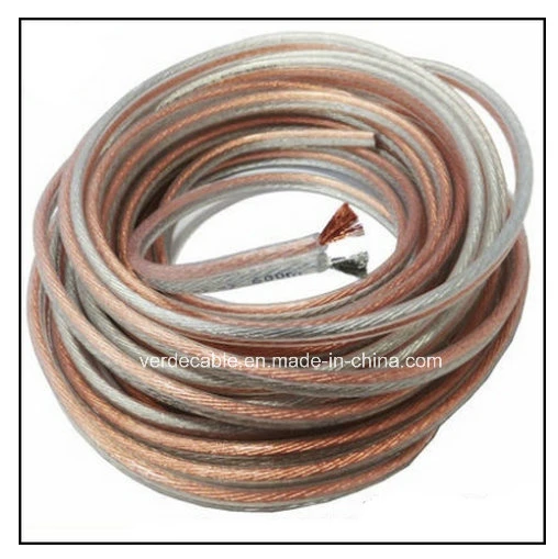 2core 0.75mm 1.5mm 2.5mm Oxygen-Free Copper Wire Flex Cable Speaker Cable