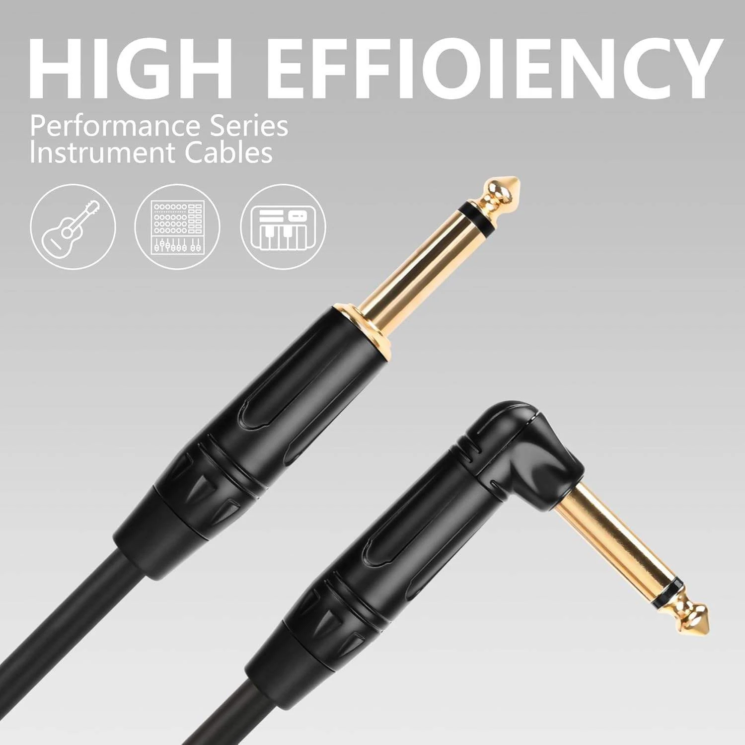 3.5 to 6.35 Audio Cable 3.5mm to 6.35mm Trs Stereo Aux Cable for Phone to Mixer Amplifier 6.35 Adapter Cable