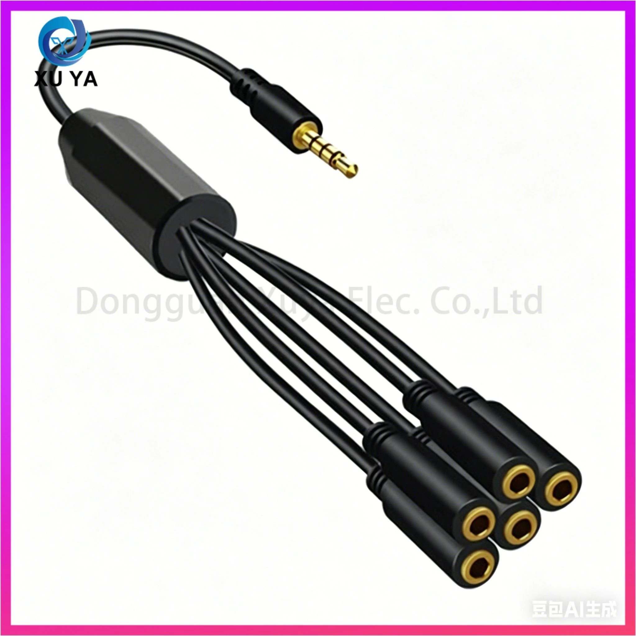 3.5mm Audio 1 to 2 1 to 3 Splitter Cable Multi Function Extension Sharing Line for PC Phone Headphones and Various AV Audio Equipment