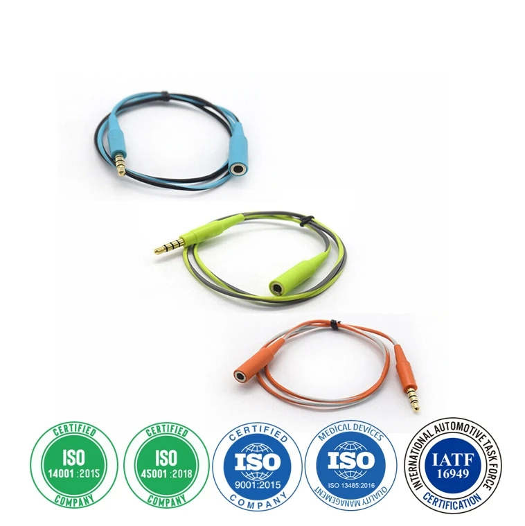 3.5mm Aux Cables Audio Extension Cable for Headphone Earphone Mobile Phone