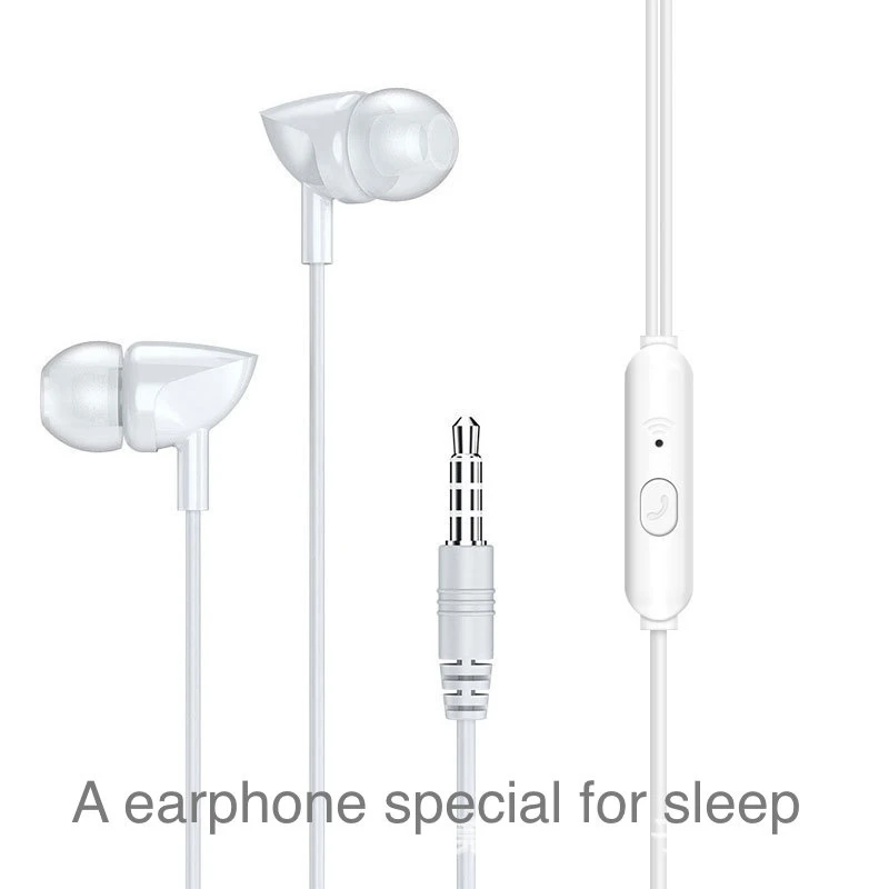 3.5mm Jack Earphone Earbuds Stereo Sport Wired Headphones Earphone with Mic Re01
