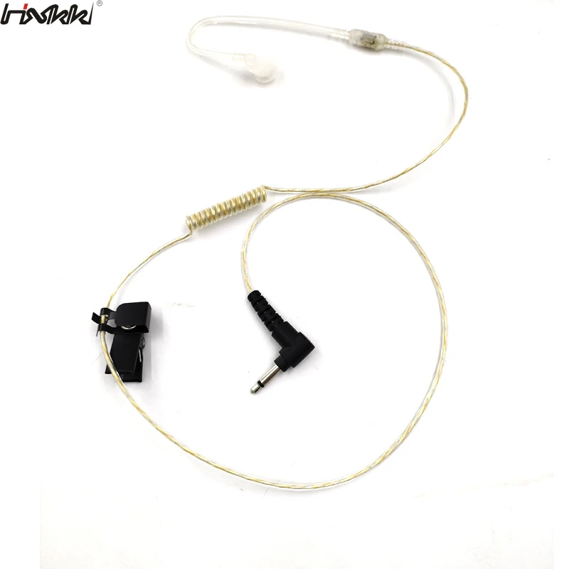 3.5mm Plug in-Ear Tubeless Listen Only Earpiece for Walkie Talkie & Mobile Phone