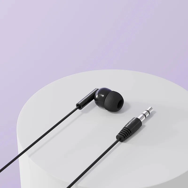 3.5mm Single One Ear Disposable Mono Earphones Single Side Tour Guide Headphone