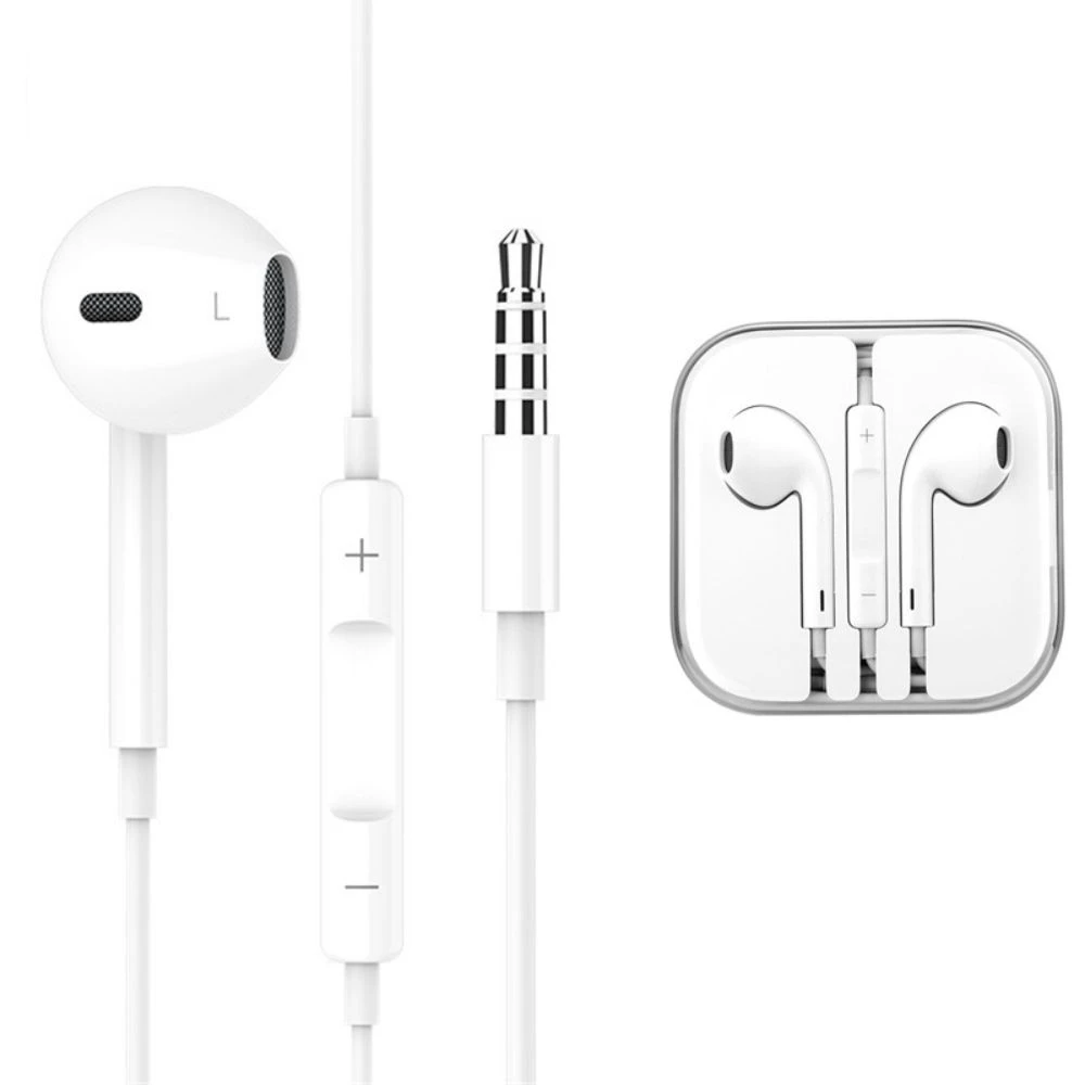 3.5mm Stereo Earphone Earbuds Wired Headphones Earpods with Mic Pg2