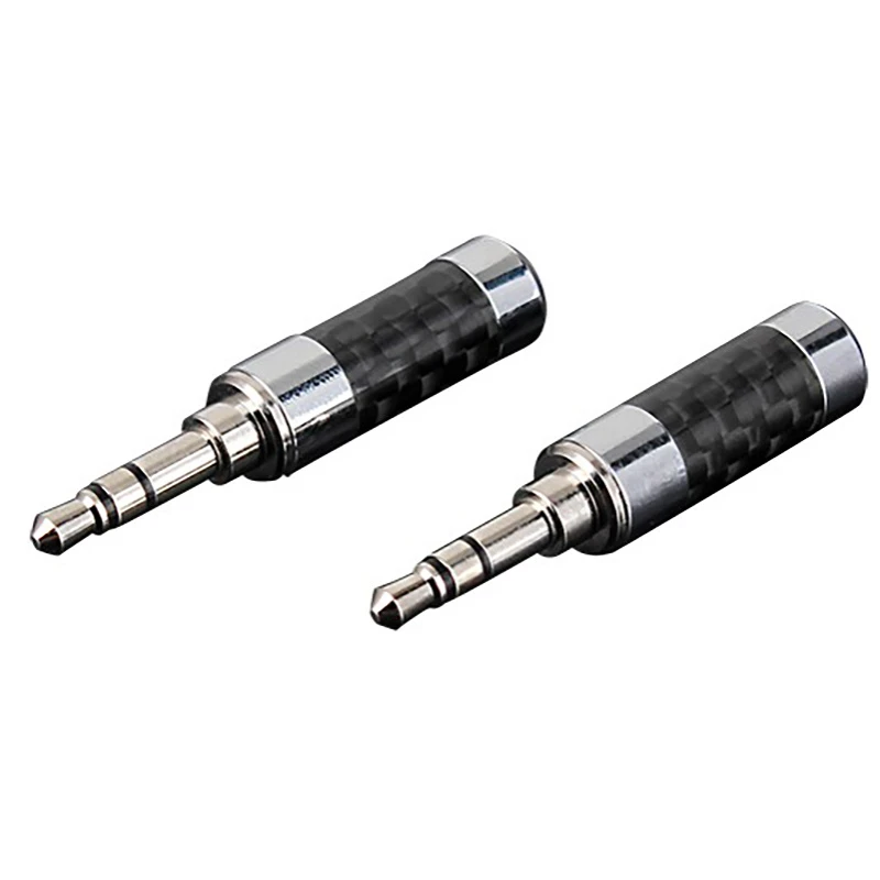 3.5mm Stereo Male Audio Connector Premium Carbon Fiber