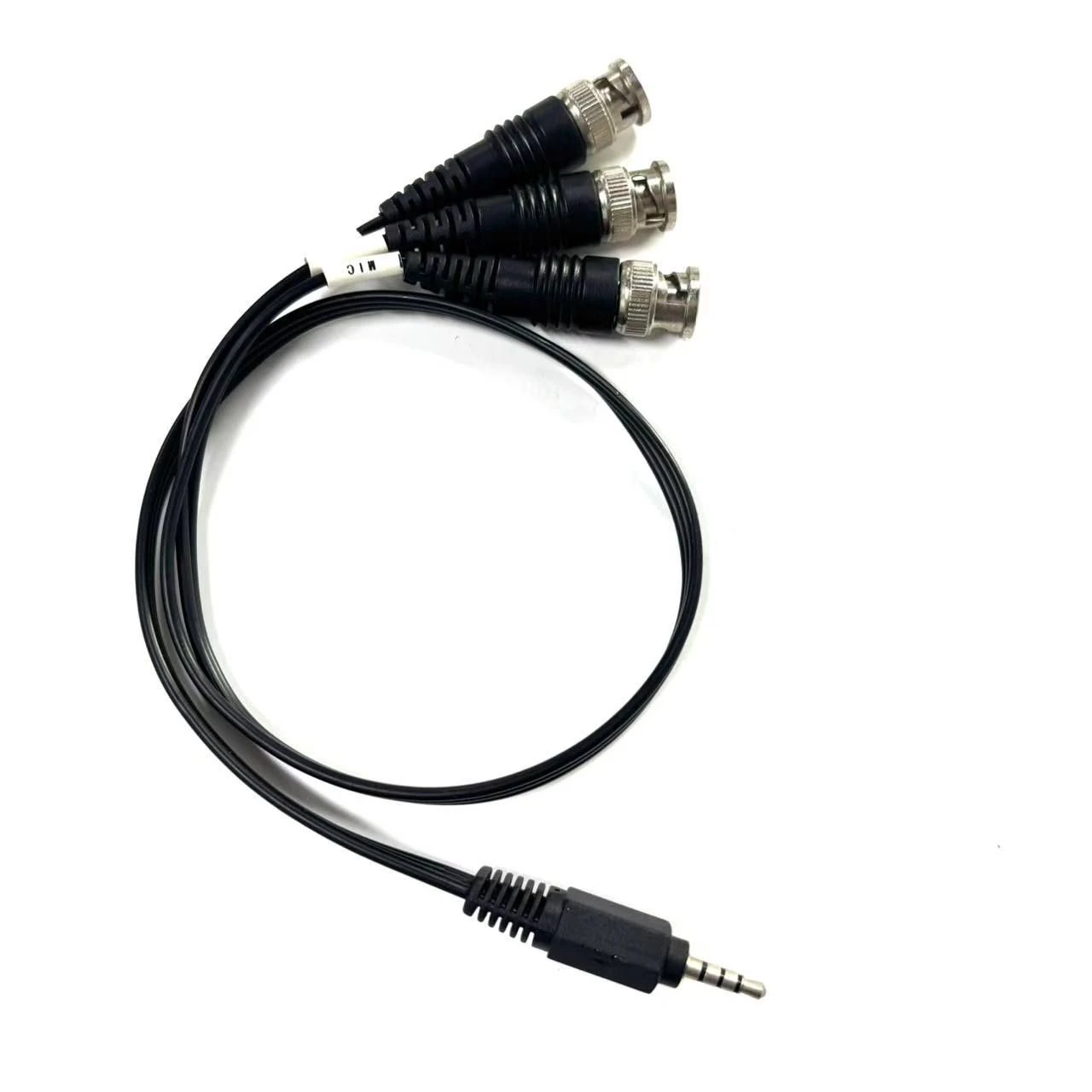 3.5mm Trs Audio Male Plug to 3 BNC Male Splitter Cable for CCTV Camera System Trs to BNC Adapter Cable