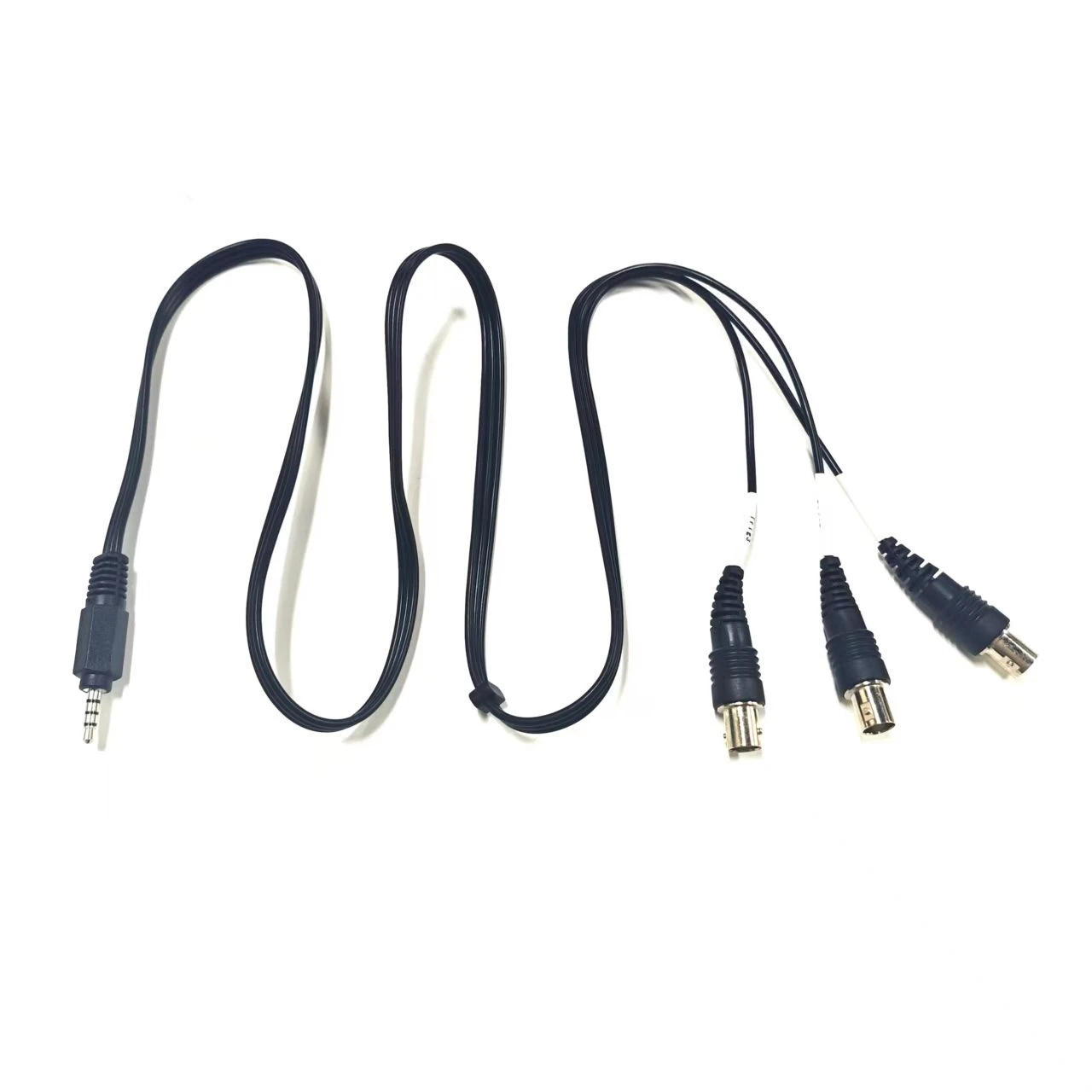 3.5mm Trs Male to 3X BNC Female Y Splitter Cable 1 to 3 Way Audio Video Adapter Cable for CCTV Camera, Monitor, Surveillance System 3 BNC Ports