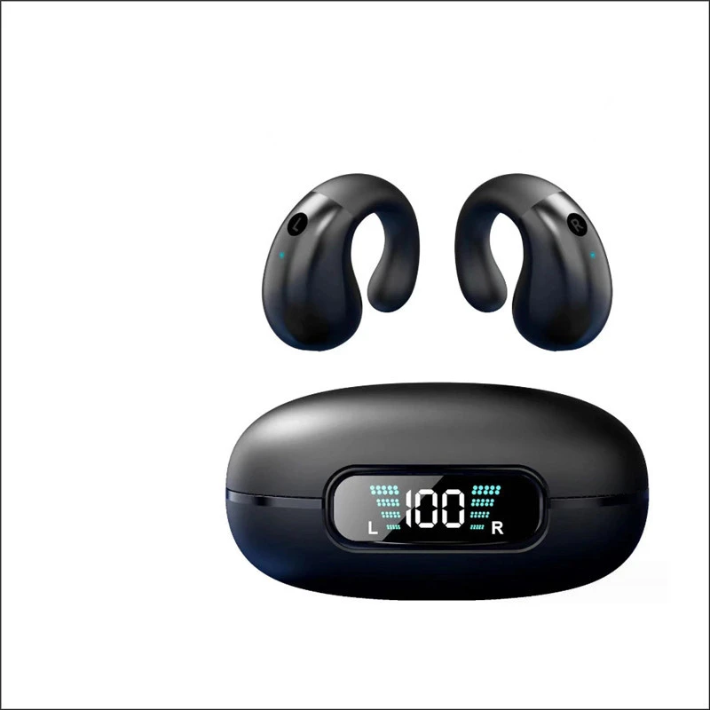 ($3.6) Ear Hook Two Ears Wireless Bluetooth 5.3 Edition Sports Earphone Headset EarPods (AQ92)