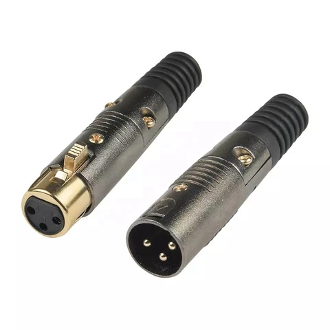 3 Pin XLR Audio Connector Male Female