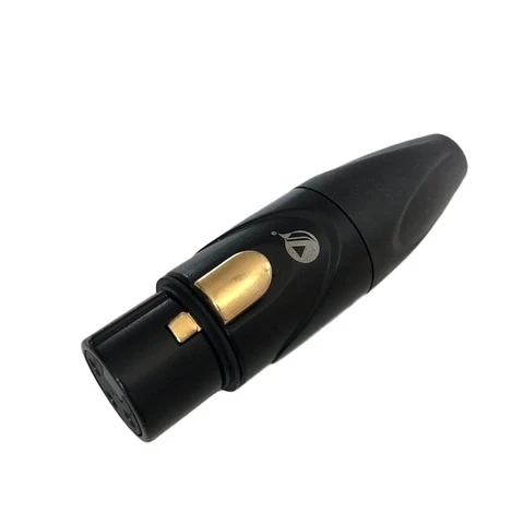 3 Pin XLR Male Audio Connector Black Nickel Plated