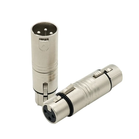 3-Pin XLR Male to Female Audio Coupler XLR Adapter Microphone Extension Connector