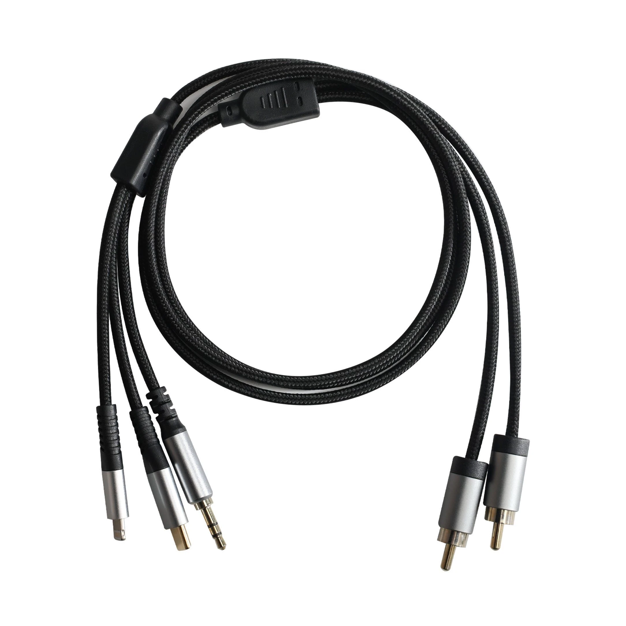 3 in 1 Audio Cable Type C to RCA to 3.5mm Cable, USB C to 2 RCA Cable