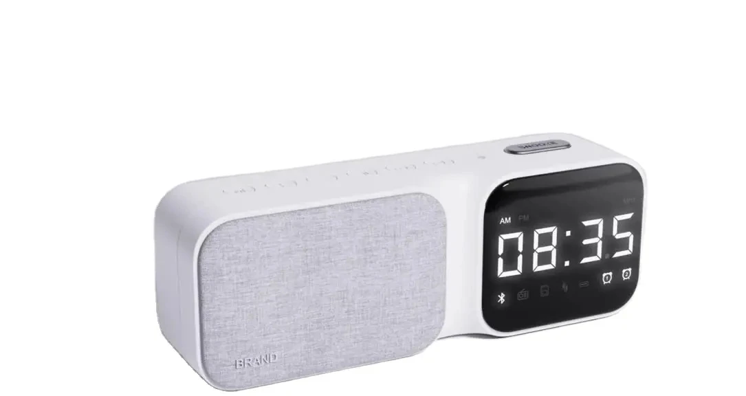 3 in 1 Bt 5.0 Alarm Clock Display Stereo Wireless Speaker
