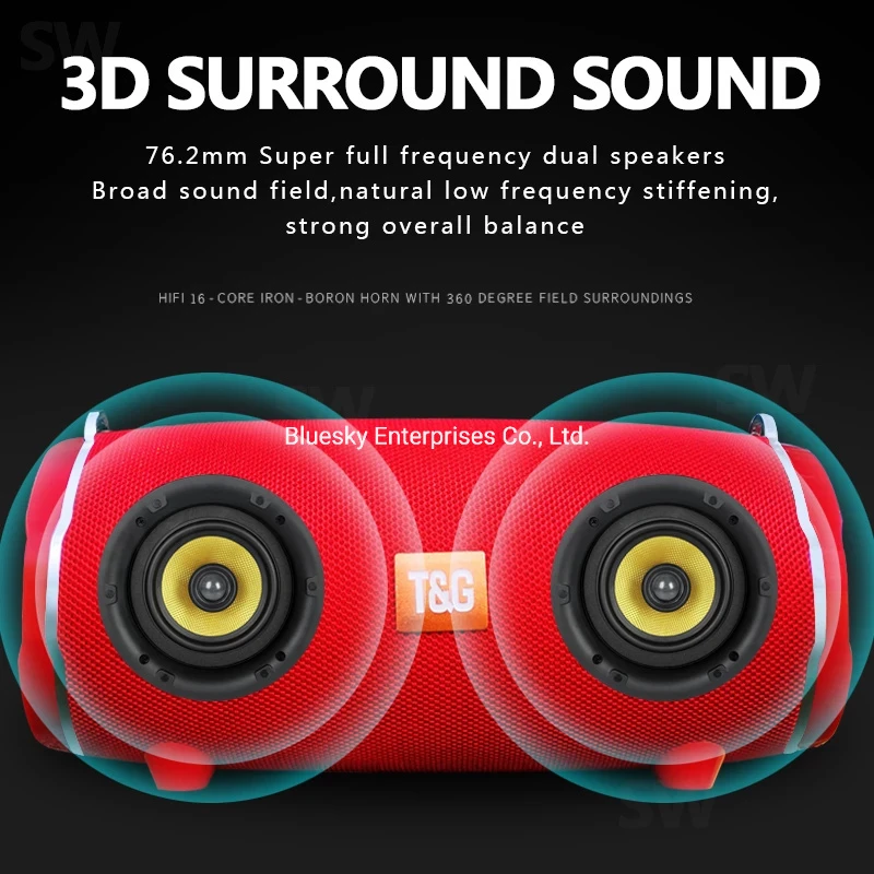 30W High Power Boom Box Bluetooth Speaker Waterproof Subwoofer Column Computer Speakers