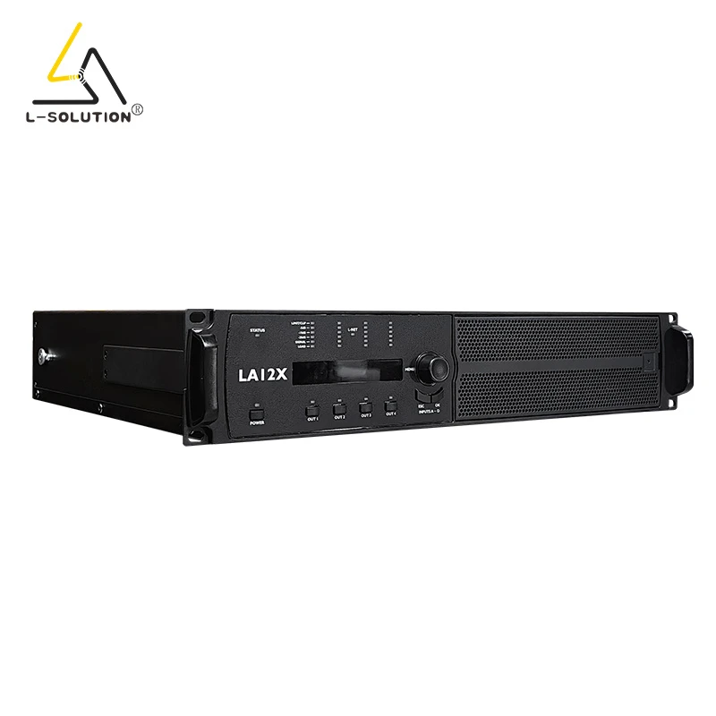 3300W Amplified Audio Equipment Selectable Connection Metal Controller La12X Amplifier