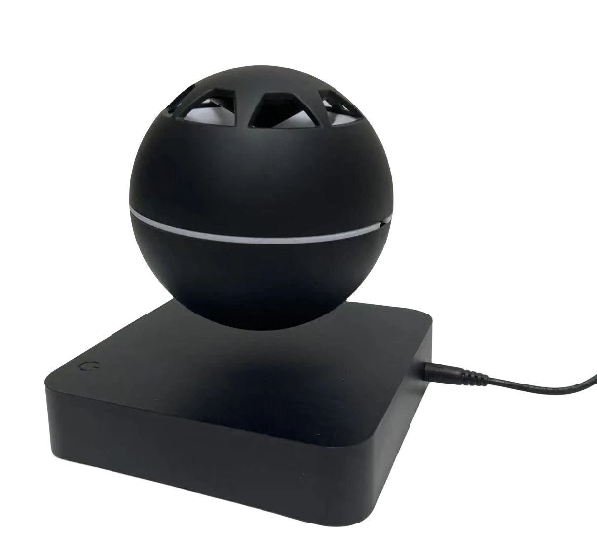 360 Spinning Magnetic Levitation Floating Bottom Desk Bluetooth Speaker Lamp Light