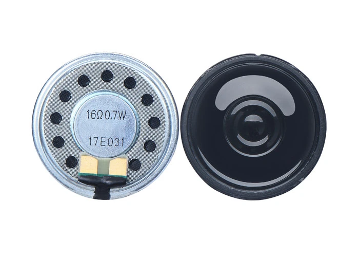 36mm Metal Frame Raw Speaker 16Ω Intercom Use Waterproof Mylar Speaker RoHS